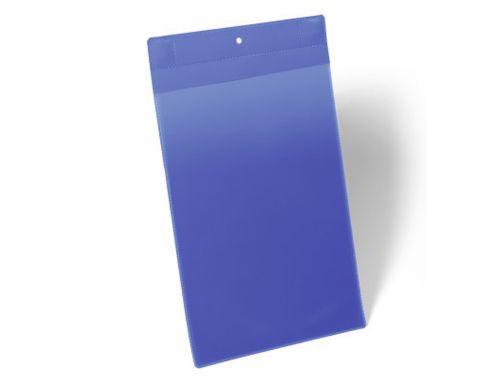 Bolsa durable magnetica 210x297 mm plastico azul janela transparente pack de 10 unidades , Durable , 155893 , 4005546109060